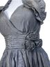 Body Central Gray Silver Blouse Size S - photo 3