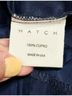 Hatch 100% Cupro Blue Jumpsuit Size XS - photo 4