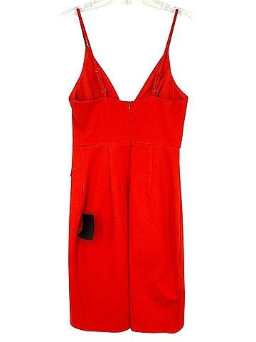 Lulus Dare To Take The Plunge Tulip Mini Dress Casual Dress (view 2)