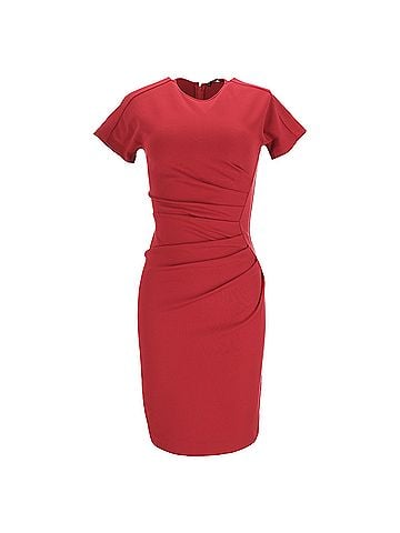 Gucci Gucci Draped Dress in Red Viscose (view 1)