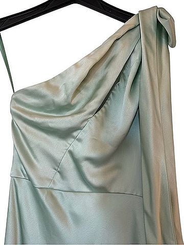 Amsale Oneshoulder Satin Dress Cocktail Dress (view 2)