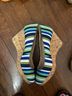 Nine West Stripes Multi Color Wedges Size 8 - photo 3