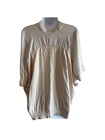 ALLSAINTS Draped Crossover 3/4 Sleeve Blouse (view 2)