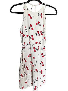 ASOS White Cherry Print Halter Dress Casual Dress (view 1)