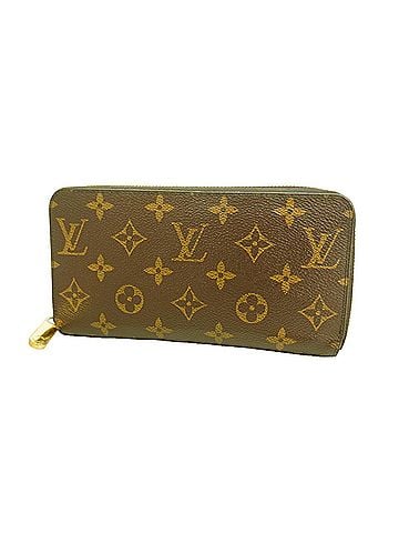 Louis Vuitton Louis Vuitton Monogram Zippy Wallet M42616 Brown Men's Long (view 1)