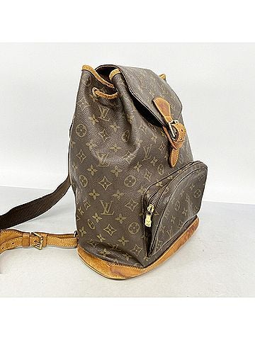 Louis Vuitton Louis Vuitton Monogram Montsouris GM Backpack/Daypack M51135 Brown (Women's) (view 2)