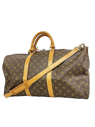 Louis Vuitton Louis Vuitton Bags - Boston Monogram Keepall Bandoulière 50 M41416 Brown Men's &amp; Women's (view 1)