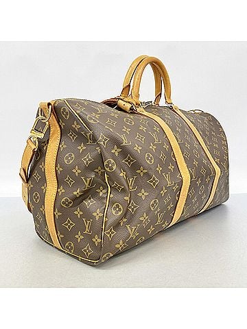 Louis Vuitton Louis Vuitton Bags - Boston Monogram Keepall Bandoulière 50 M41416 Brown Men's &amp; Women's (view 2)