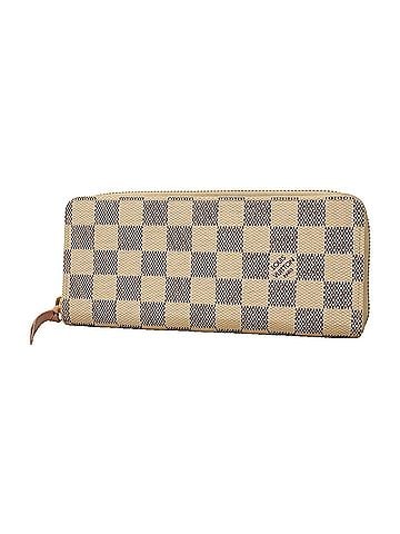 Louis Vuitton Louis Vuitton Damier Azur Portefeuille Clemence Long Wallet N61264 White Women's (view 1)