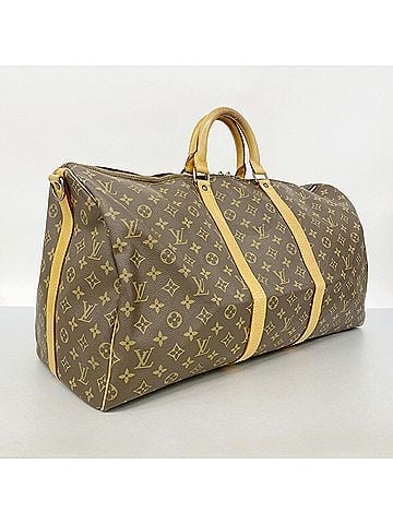 Louis Vuitton Louis Vuitton Bags - Boston Monogram Keepall Bandoulière 55 M41414 Brown Men's &amp; Women's (view 2)