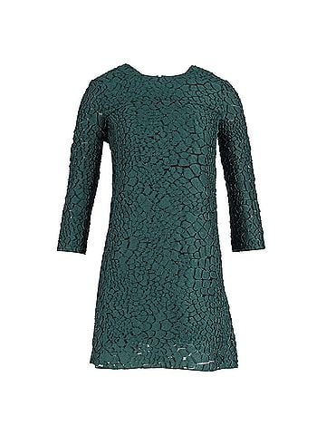 Nina Ricci Nina Ricci Shift Dress in Green Polyester (view 1)