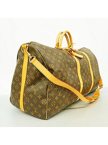 Louis Vuitton Louis Vuitton Bags - Boston Monogram Keepall Bandoulière 60 M41412 Brown Men's &amp; Women's (view 2)