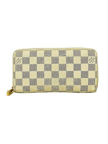 Louis Vuitton Louis Vuitton Damier Azur Zippy Wallet N60019 White Women's Long (view 1)