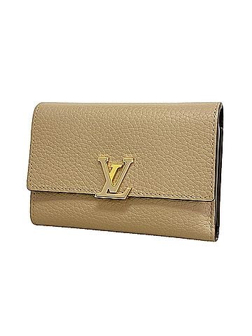 Louis Vuitton Louis Vuitton Tri-fold Wallet, Taurillon Leather, Portefeuille Capucines Compact, M62159, Ladies' (view 1)