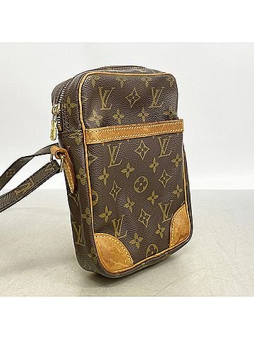 Louis Vuitton Louis Vuitton Monogram Danube Shoulder Bag M45266 Brown Women's (view 2)