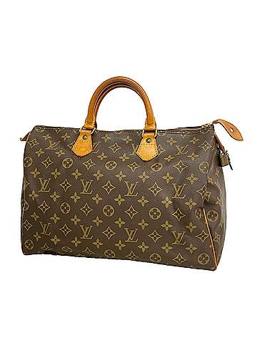 Louis Vuitton Louis Vuitton Monogram Speedy 35 Handbag M41107 Brown Women's (view 1)