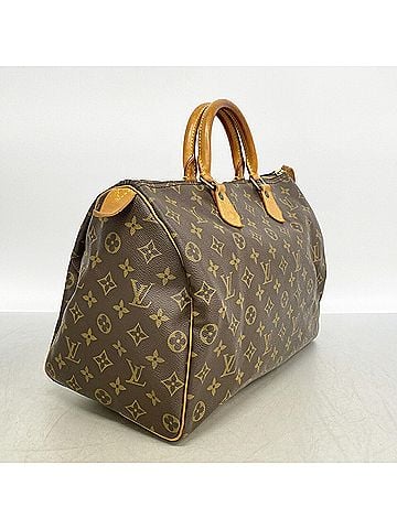 Louis Vuitton Louis Vuitton Monogram Speedy 35 Handbag M41107 Brown Women's (view 2)