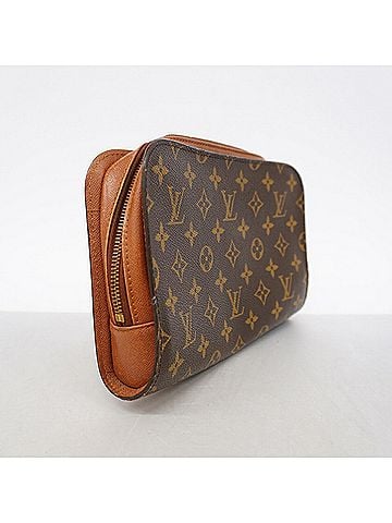 Louis Vuitton Louis Vuitton Monogram Orsay Clutch Bag M51790 Brown Men's (view 2)