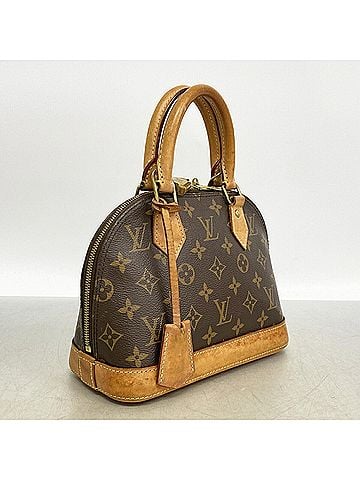 Louis Vuitton Louis Vuitton Alma BB Monogram Handbag M46990 Brown Women's (view 2)