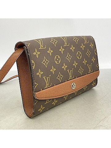 Louis Vuitton Louis Vuitton Monogram Bordeaux 24 Shoulder Bag M51798 Brown Women's (view 2)