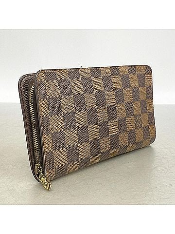 Louis Vuitton Louis Vuitton Damier Portemonnaie Zip Long Wallet N61728 Ebene Women's (view 2)