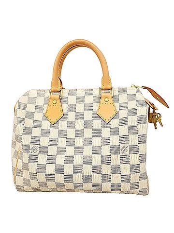 Louis Vuitton Louis Vuitton Damier Azur Speedy 25 Handbag N41534 White Women's (view 1)
