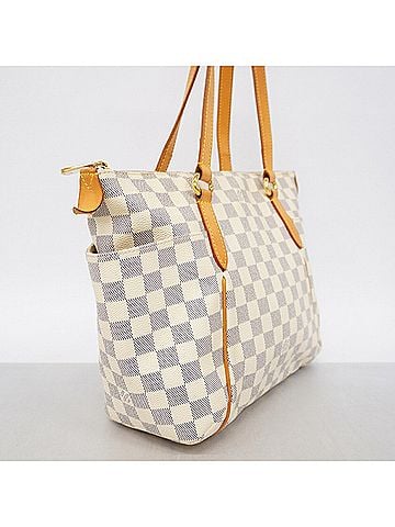Louis Vuitton Louis Vuitton Damier Azur Totally PM Tote Bag N51261 White Women's (view 2)
