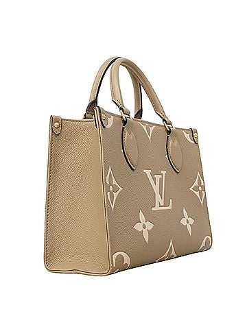 Louis Vuitton Louis Vuitton Monogram Empreinte Bicolor OnTheGo PM Handbag M45779 Tourtrell Crème 2-way bag for women (view 2)
