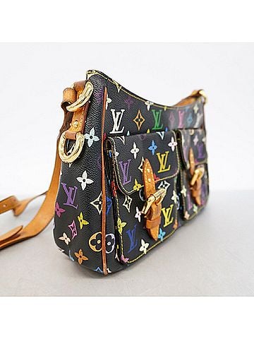 Louis Vuitton Louis Vuitton Monogram Multicolor Lodge GM Shoulder Bag M40052 Noir (Women's) (view 2)