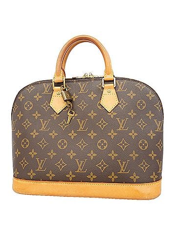 Louis Vuitton Louis Vuitton Monogram Alma Handbag M51130 Brown Women's (view 1)