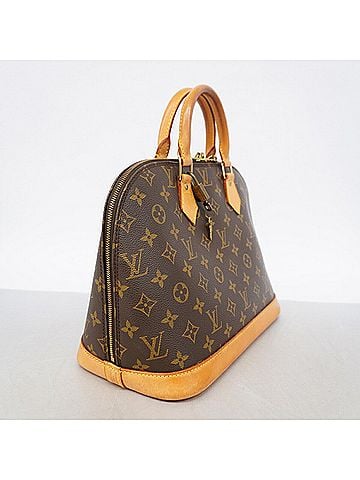 Louis Vuitton Louis Vuitton Monogram Alma Handbag M51130 Brown Women's (view 2)