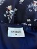 Everly Floral Blue Casual Dress Size S - photo 6