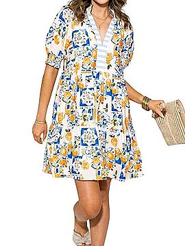 THML Clementine Bloom Casual Dress (view 1)