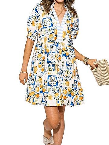 THML Clementine Bloom Casual Dress (view 1)