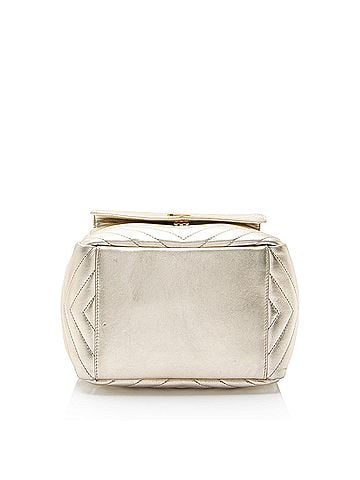 Saint Laurent Saint Laurent Metallic Matelasse Lambskin Monogram Joe Backpack (view 2)