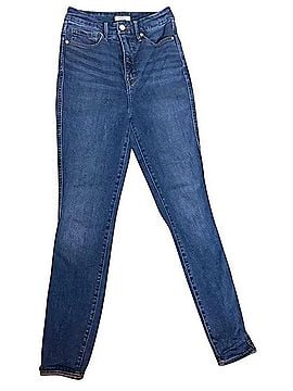 Good American Mid-Blue High-Rise Skinny Jeans Jeans (view 2)