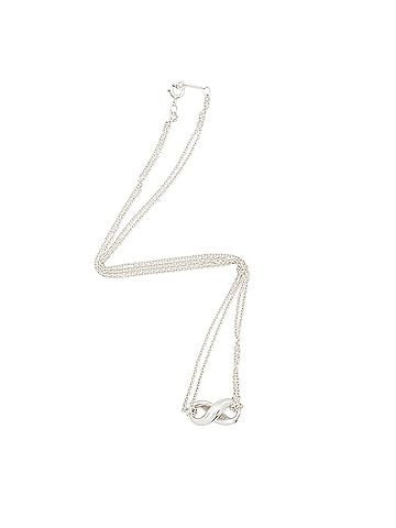 Tiffany & Co. Tiffany &amp; Co. Sterling Silver Infinity Double Chain Necklace (view 1)