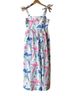 Oliphant 100% Cotton Print White Pink Blue Casual Dress Size XS - photo 1