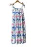 Oliphant 100% Cotton Print White Pink Blue Casual Dress Size XS - photo 2