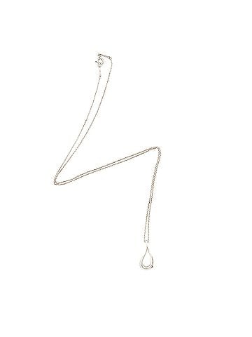 Tiffany & Co. Tiffany &amp; Co. Elsa Peretti Sterling Silver Open Teardrop Necklace (view 1)