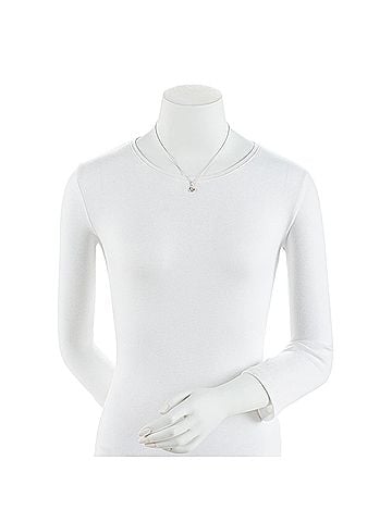 Tiffany & Co. Tiffany &amp; Co. Elsa Peretti Sterling Silver Open Teardrop Necklace (view 2)