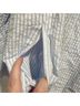 Luii 100% Cotton Floral Blue White Jacket Size L - photo 9