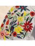 Luii 100% Cotton Floral Blue White Jacket Size L - photo 4