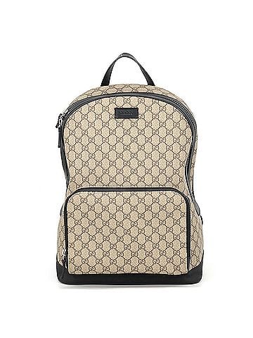 Gucci Gucci GG Supreme Backpack 406370 GUCCI Black Handbag (view 1)