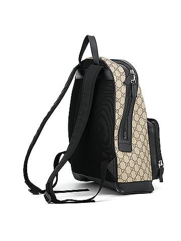Gucci Gucci GG Supreme Backpack 406370 GUCCI Black Handbag (view 2)