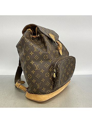 Louis Vuitton Louis Vuitton Monogram Montsouris GM Backpack/Daypack M51135 Brown (Women's) (view 2)