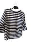 Antik Batik 100% Polyester Stripes Blue White 3/4 Sleeve Henley Size L - photo 2