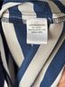 Antik Batik 100% Polyester Stripes Blue White 3/4 Sleeve Henley Size L - photo 4