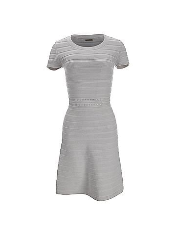 Michael Kors Michael Michael Kors Bandage Knee-Length Dress in White Viscose (view 1)