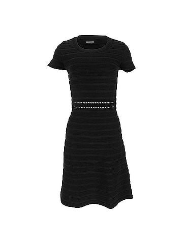 Michael Kors Michael Michael Kors Bandage Knee-Length Dress in Black Viscose (view 1)
